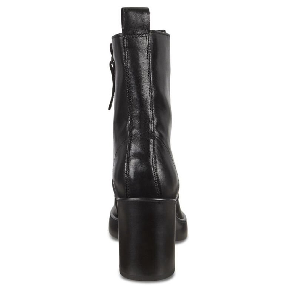 ECCO Womens Boots Black - Shape Sculpted Motion 55 Lace-Up - PMY-694285